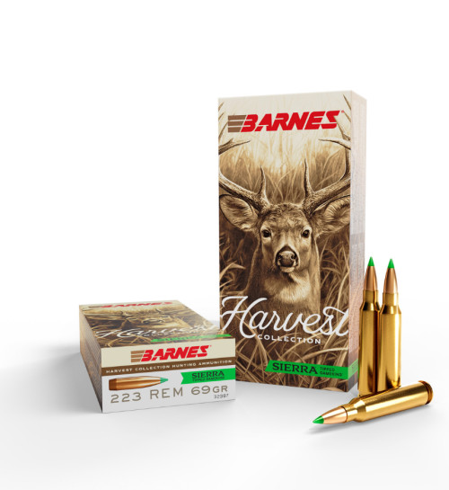 Barnes Harvest Collection .223 Rem 69gr Sierra Tipped GameKing 20rd