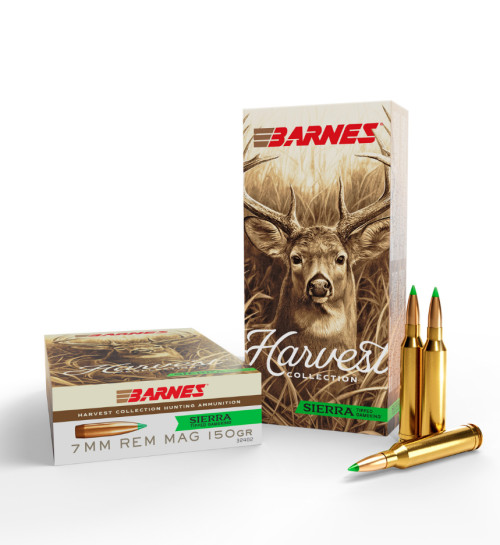 Barnes Harvest Collection 7mm Rem Mag 150gr Sierra Tipped GameKing
