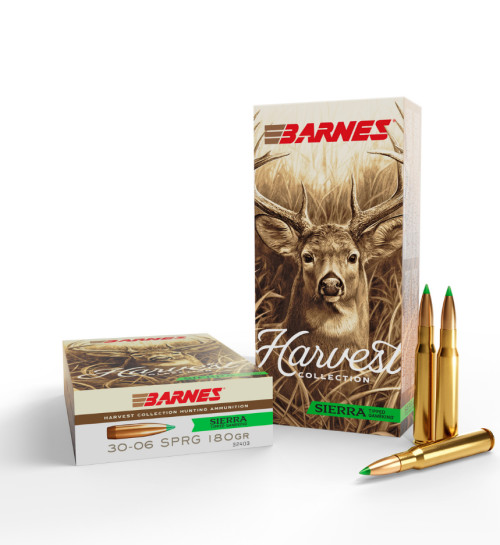 Barnes Harvest Collection .30-06 Springfield 180gr Sierra Tipped GameKing
