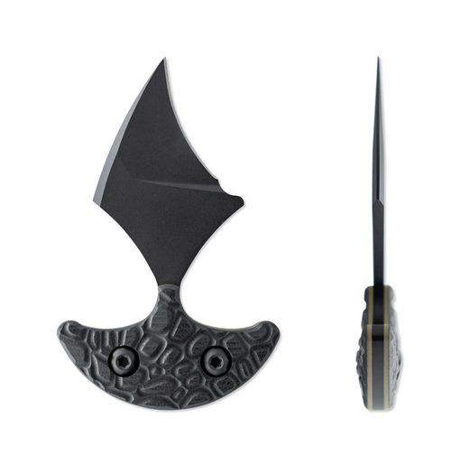 Toor Vasive 2.0 Fixed Blade Push Dagger Bomber Black VASIVEBLK