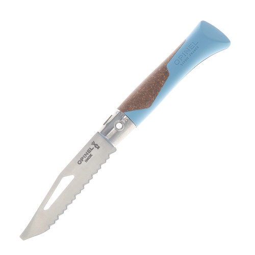 Opinel Neo7 Alpine Multi-tool Folding Knife Glacier-Cork Handle Serrated Blade OP003239