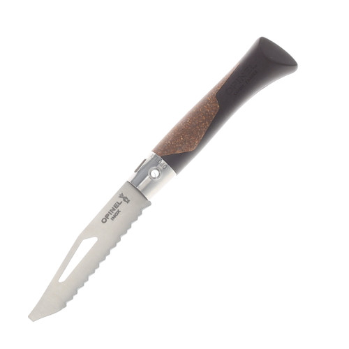 Opinel Neo7 Alpine Multi-tool Folding Knife Black-Cork Handle Serrated Blade OP003240