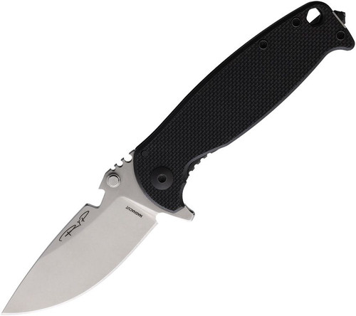DPX Gear Hest 4.0 Framelock Folder Black Textured G-10 STN WSH Magnacut Blade