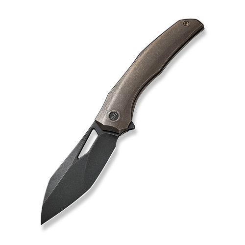 We Knife Co. Ignio Mystery Box Framelock Folding Knife Black Stonewash/Bronze Titanium WE22042B-2 MB