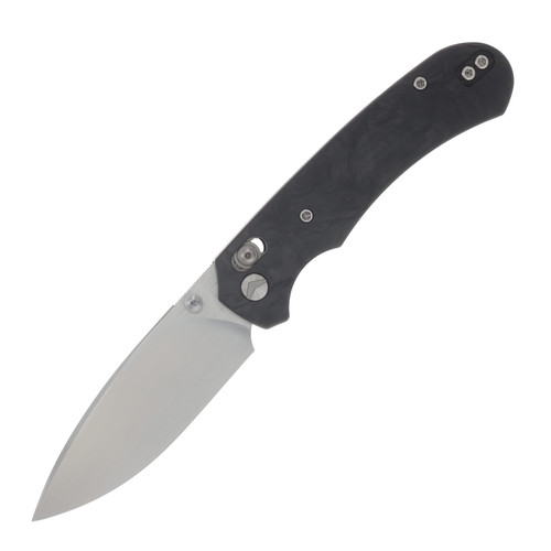 Ferramonster Spectrum Folder Hand Rubbed Satin M390 Black Marble Carbon Fiber FM23004 - C