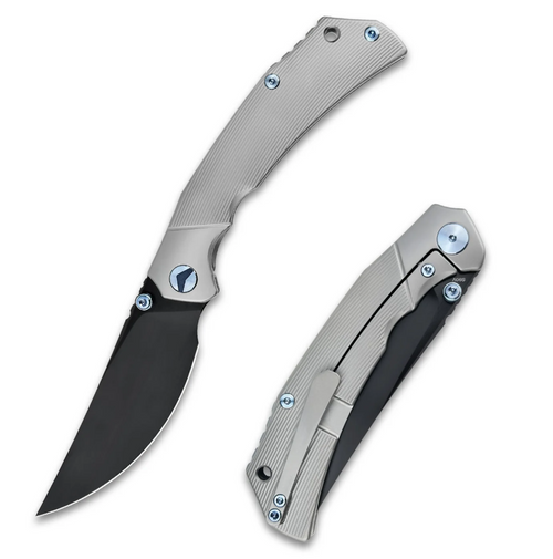 Ferramonster Reaver S90V DLC Hand Rubbed Satin Blade Handle
