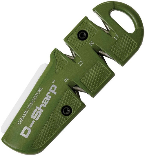 Lanksy C-Sharp Portable All-Ceramic Sharpener Olive Drab Green DSHARP