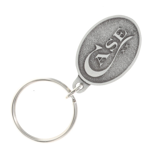 Case Key Ring Pewter Case Logo Two Sides CA50126
