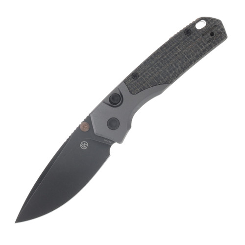 Vosteed Psyop 299 Folder S35VN Black STN WSH Blade Black Norplex
