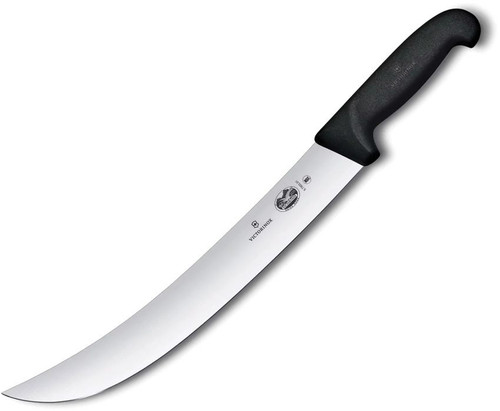 Victorinox 12-inch Black Fibrox Curved Cimeter Knife (Blister Pack)