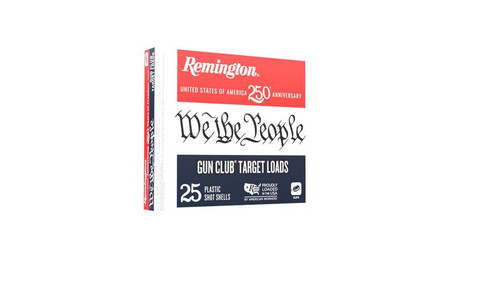 Remington Gun Club We The People 12 Ga 2.75in 1-1/8 oz #8 Shot 25 Rd
