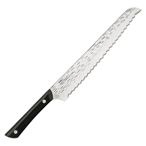 KAI Pro 9-Inch Bread Knife Hammered Stainless Steel