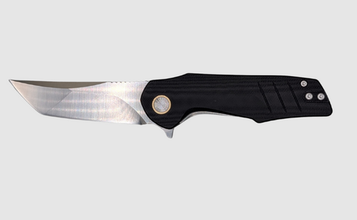 Grissom Knife and Tool Baby Zeus Linerlock Folding Knife Satin/Black G-10 GKTBZ-BG10-SAT
