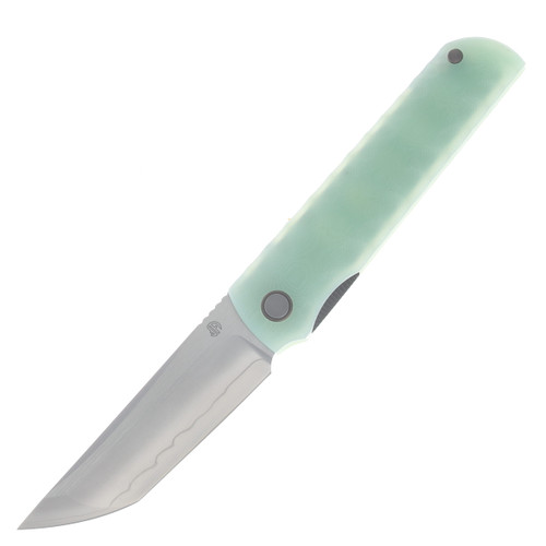 North Mountain Blade Kick Stop Chop Linerlock Folding Knife SLD-Magic/Jade G-10 NMB2411JD