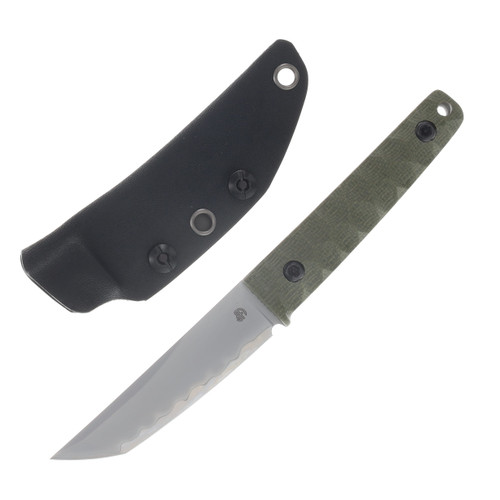 North Mountain Blade Chop Mini Fixed Blade Knife SLD-Magic/Green G-10 NMB2416GR