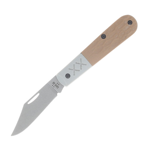 Case SMKW Exclusive Crossroads XR Barlow Coyote Jigged G-10 W/Battleship Gray Bolster CA44688