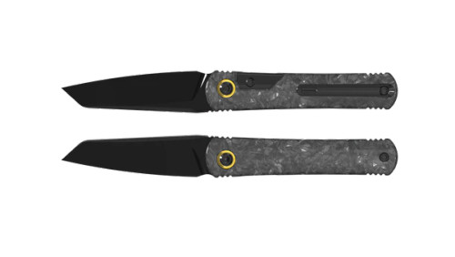 Kizer Feist 3 Folder Matte DLC Ultra TI-Carbon Fiber Handle Matte DLC Ultra Blade