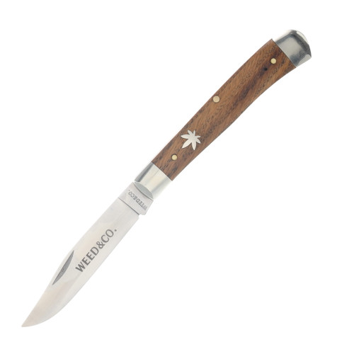 Weed & Co. 2024 1-Bld. Trapper Chestnut Wood Handle Folding Knife WC7119-C