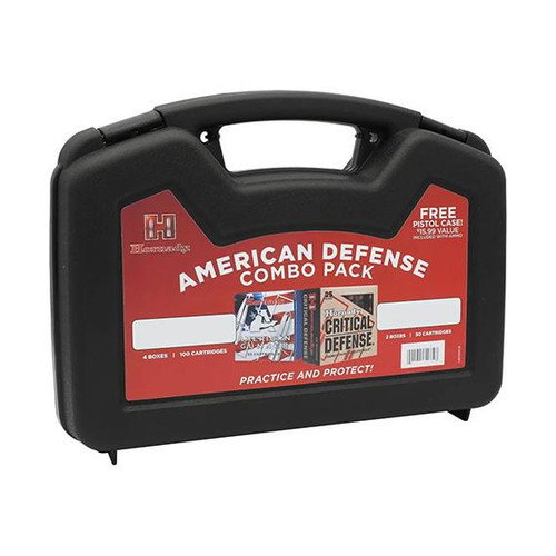 Hornady American Defense Combo Pack 9mm 115gr XTP/FTX (150 Rds) 90253