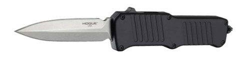 Hogue Mini Incursion OTF Auto - U.S. Military Issue Black Handle 154CM Blade