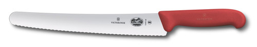 Victorinox Baker's Bread & Cake Knife 10.25" Serrated/Red Fibrox 5.2931.26B