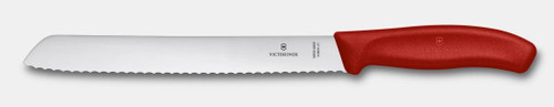 Victorinox Bread, 8¼" Serrated Blade Red Swiss Classic 6.8631.21C1B