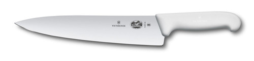 Victorinox Fibrox Pro Chef's 10in Blade White TPE Handle 5.2007.25B