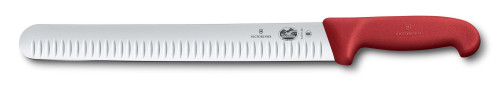 Victorinox 12-inch Granton Edge Slicing Knife (Red Fibrox Handle) 5.4721.30B