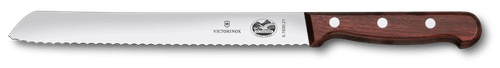 Victorinox Bread, 8" Serrated, Slant-Tip Blade, Wood Wood 5.1630.21G
