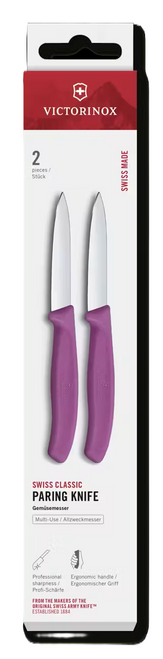 Victorinox Swiss Classic 3.25in Paring Knife 2-Pack (Purple Handles)