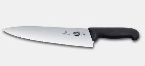 Victorinox 10-inch Serrated Chefs Knife Fibrox Handle 5.2033.25
