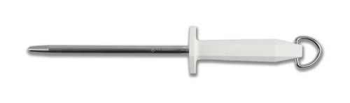 Victorinox 7-inch Round Regular Cut Sharpening Steel (White Handle)