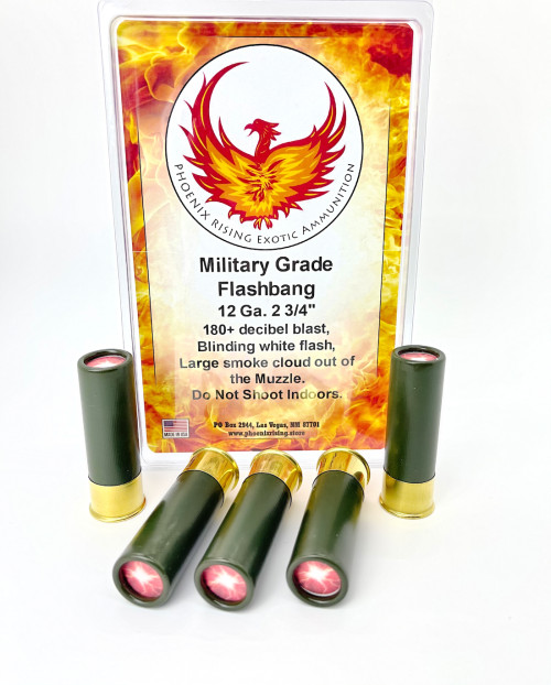 Phoenix Rising Flash Bang 12 Gauge 2-3/4in Stun Ammo 3-Pack