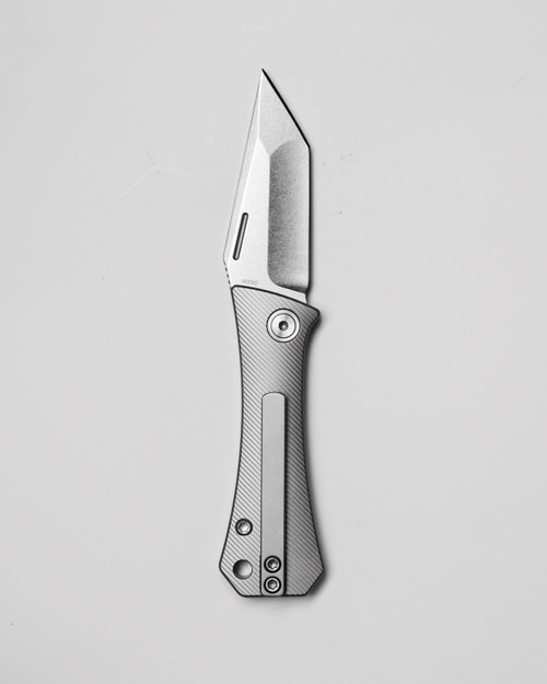 Auxiliary MFG. Coffin Tanto Slipjoint Folder Full Titanium - Production