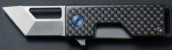 Rough Rider EDC Money Clip Folding Knife Imitation Carbon Fiber Handle 3Cr13 Blade RR2822