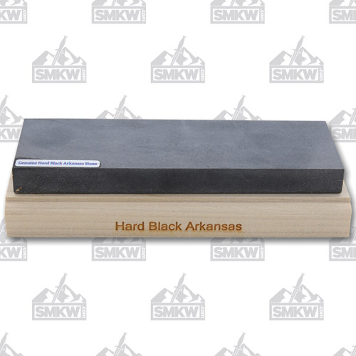 RH Preyda Mounted Stone Hard Black Arkansas