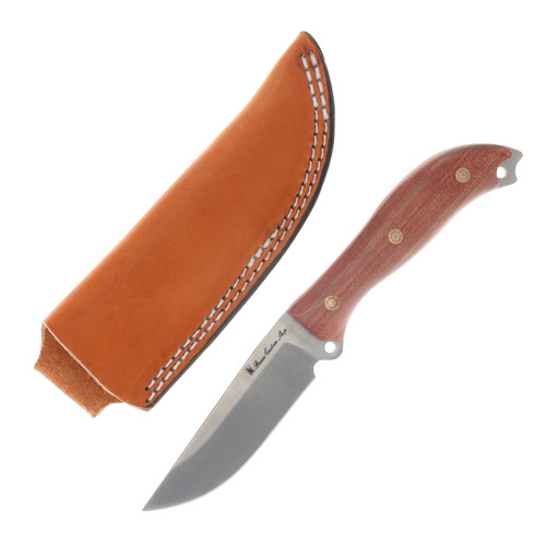 Busse Custom Shop Radio Active Fixed Blade Mean Street Wood Handle Mosaic Pins 42926C