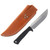 Busse SYKCO WD5 Fixed Blade STNWSH Blade Resiprene C Handle Brown Sheath SYKCOWD5SW