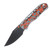 Kizer SMKW Exclusive Miami Vibes Drop Bear Folder Multi Colored Micarta W/Vortex Pattern V3619.2CCE2