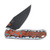 Kizer SMKW Exclusive Miami Vibes Drop Bear Folder Multi Colored Micarta W/Vortex Pattern V3619.2CCE2