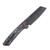 Kizer SMKW Exclusive Madrac Folder Blk Micarta W/Vortex Pattern Handle Blk Ti Coated 10V Blade V3693E4