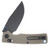 Vosteed Porcupine Modswap Folder Black Stonewash 154CM Blade Sand G10 Handle A3103