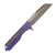 Heretic SMKW Exclusive Jinn Manual Folding Knife Bronze/Purple Chassis H213-7A-PU