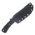Work Tuff Gear Mt. Laguna Black G-10 Handle With Red Liner Satin K110 Blade Black Kydex Sheath K110-SBG10RLB
