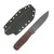 Work Tuff Gear Voyageur Gen 2 Fixed Knife Canvas Micarta Handle Dark Washed K329 Blade K329-DWCODG