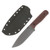 Work Tuff Gear Forester Gen 3 Fixed Knife Canvas Micarta Handle Dark Washed K329 Blade K329-DWCMODG