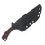 Work Tuff Gear Devilhorn Natural Canvas Micarta Grip Handle Satin AEB-L Blade Black Kydex Sheath AEBL-SNCMB