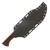 Work Tuff Gear V-44X Brown Canvas Micarta Handle Hand Rub APO SK85 Blade OD Green Kydex Sheath SK85-HRAPOBCMODG