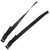 Work Tuff Gear  V-44X Black Textured Grip Handle Dark Washed SK85 Blade Black Kydex Sheath SK85-DWBB