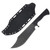 Work Tuff Gear V-44X Black Gator Grip Handle Dark Washed SK85 Blade Black Kydex Sheath SK85-DWBGB
